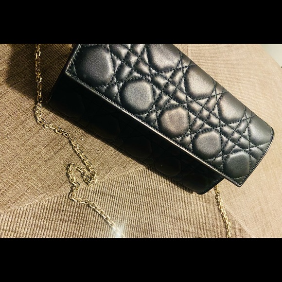 Authentic Classic Black Lambskin Leather Dior - Picture 11 of 11